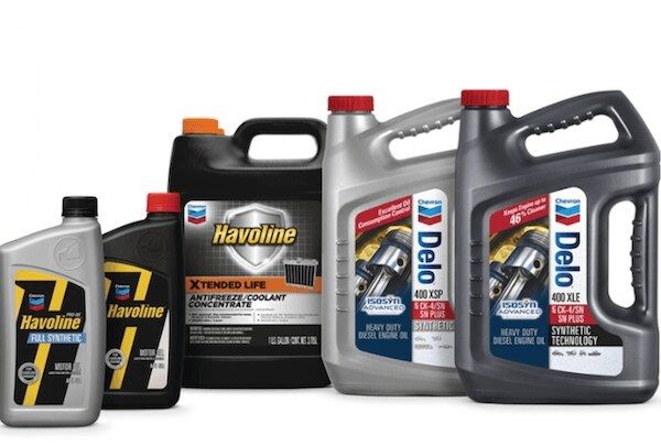 Chevron Delo heavy-duty engine oil and Havoline products stocked at Mach 6
